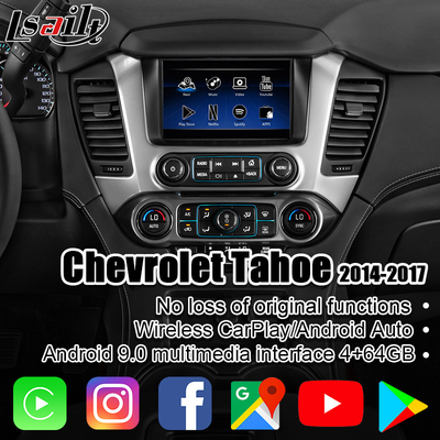 Carplay Multimedia Inteface for Chevrolet Tahoe Malibu Equinox with NetFlix, YouTube, Google ,Map 4GB