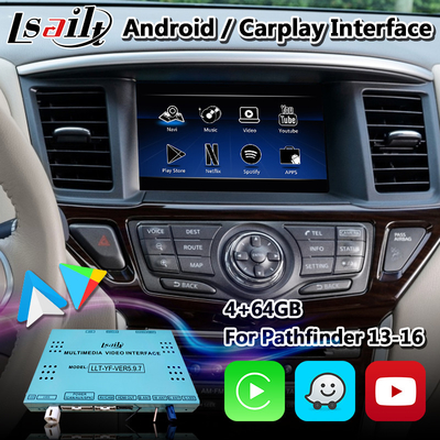 Android Video Interface for Nissan Pathfinder R52 With Wireless Carplay Android Auto NetFlix