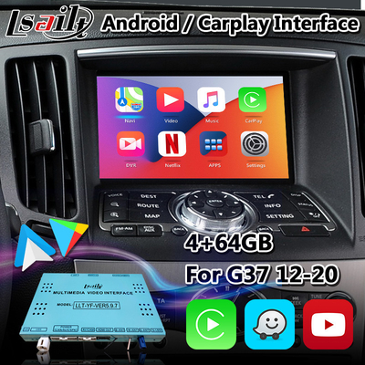 Android Carplay Interface for Infiniti G37 With GPS Navigation Android Auto NetFlix