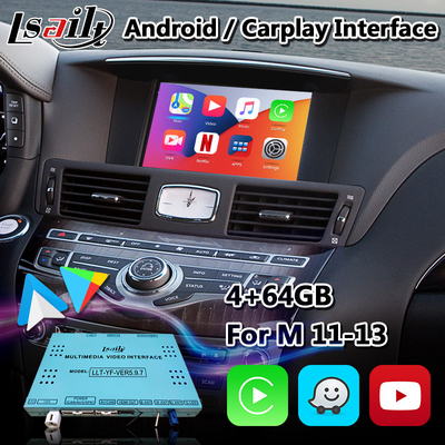 Lsailt Android Carplay Interface Box for Infiniti M37S M37 With Wireless Android Auto