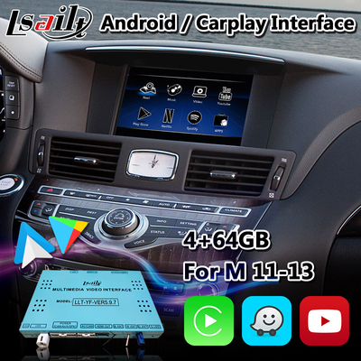 Lsailt Carplay Android Multimedia Interface for Infiniti M37S M37 M35 M45 With NetFlix Yandex