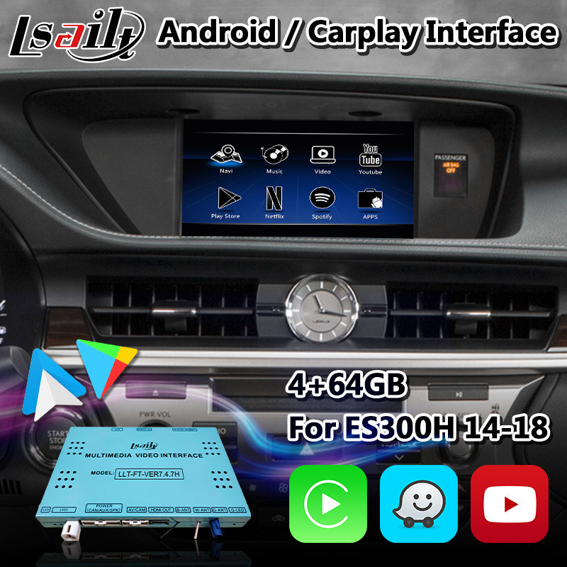 Lsailt Wireless Apple Carplay & Android Auto Multimeida Interface for