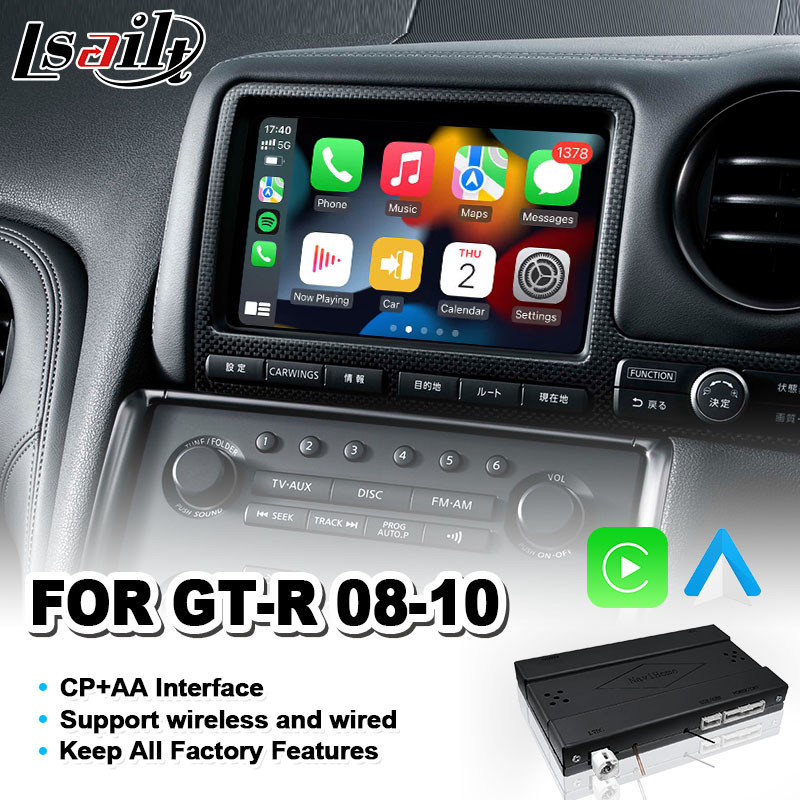 Lsailt Android Auto Carplay Interface For Nissan GTR GTR R35 20082010