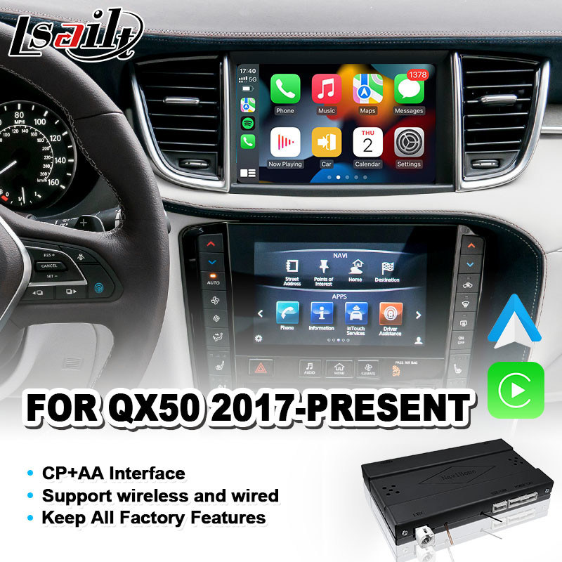 Lsailt Navihome Wireless Carplay Interface for 20172022 Infiniti QX50