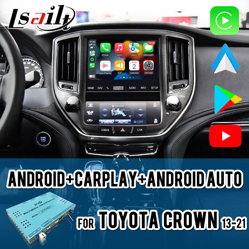 Lsailt CarPlay Android Multimedia Video Interface for Toyota Crown, No