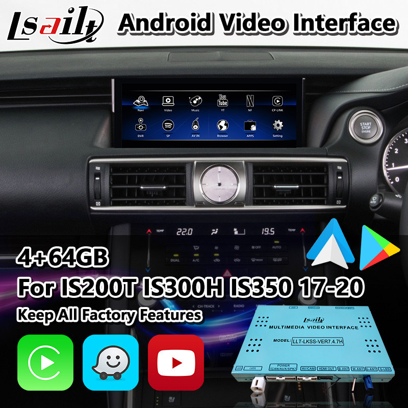 Lsailt Android Carplay Interface for Lexus IS200T IS300H IS350 IS300 F