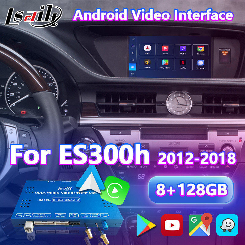 Lsailt CP AA Android Multimedia Interface for 2012-2018 Lexus ES250 ...