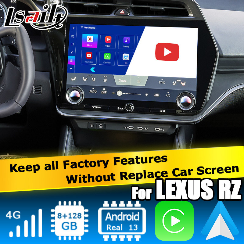 Lexus RZ Android 13 multimedia interface 8+128GB Qualcomm Octa core ...