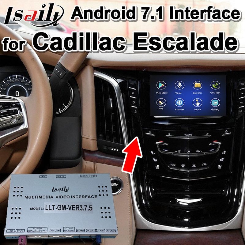 Android 7.1 Car GPS Navigation Box Video Interface for Cadillac CUE