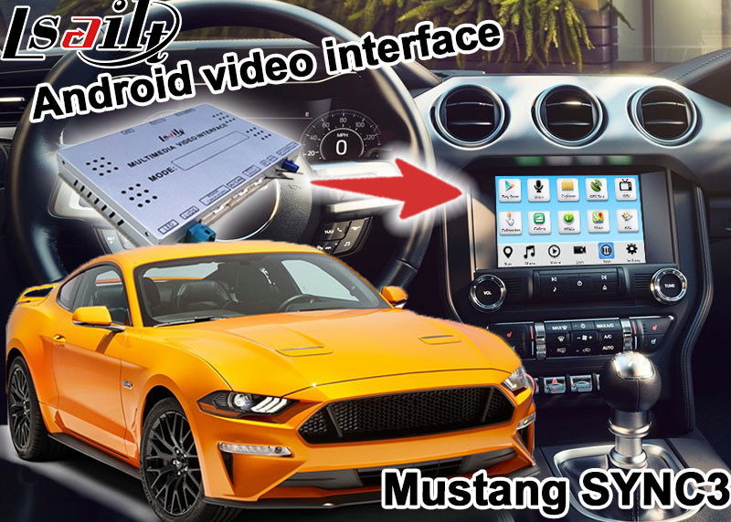 Mustang SYNC 3 Android GPS navigation box WIFI BT Google apps video