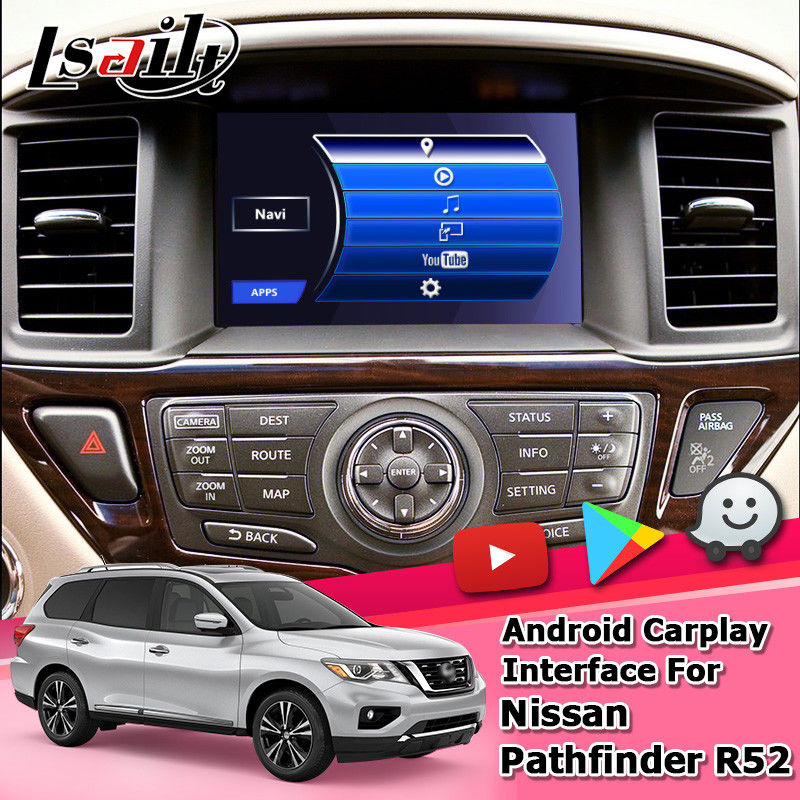 Nissan Pathfinder Android Auto Interface wireless carplay With Plug
