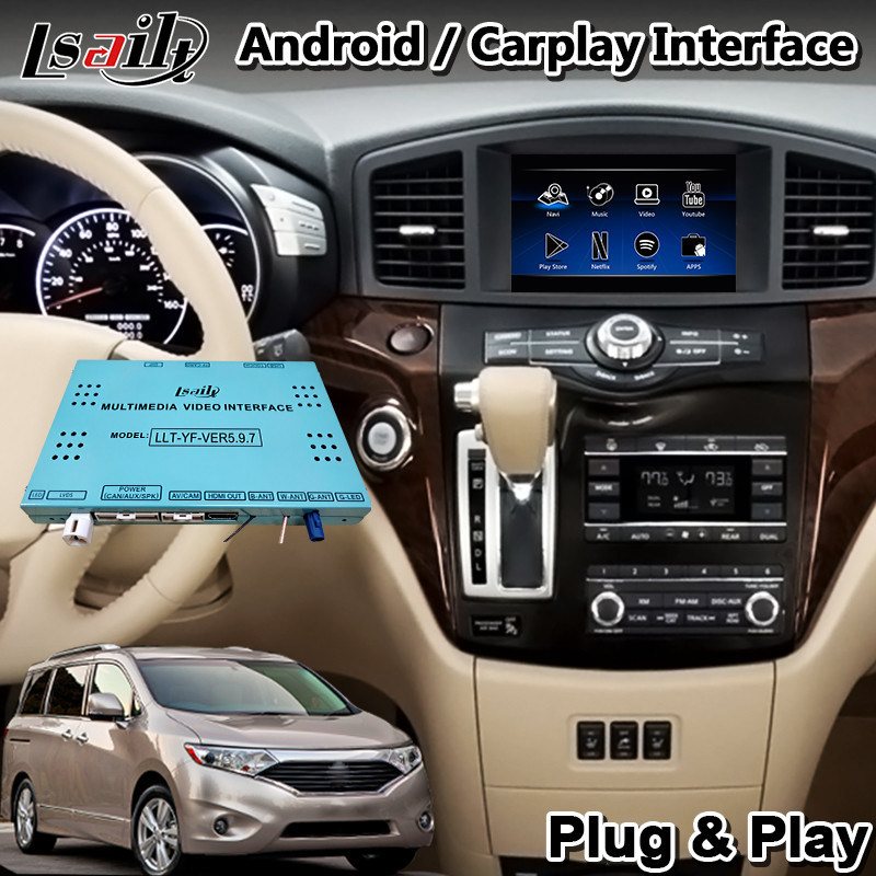 Lsailt Android Navigation Video Interface for Nissan Quest E52 With ...