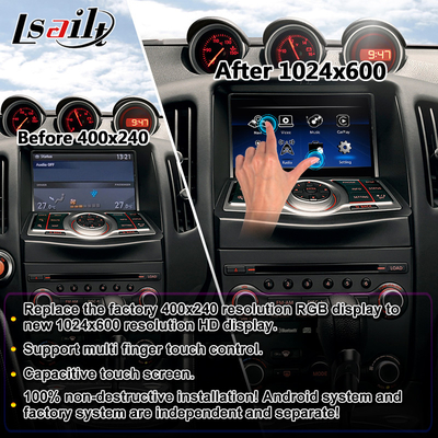 Lsailt 7 Inch Android Multimedia Video Interface Carplay Screen For Nissan 370Z