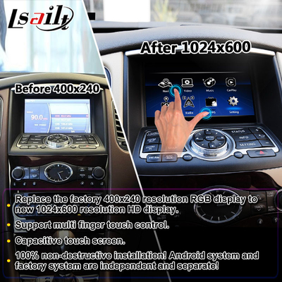 Lsailt Android Screen Car Multimedia Display For 2007-2013 Infiniti EX25 EX35 EX37 EX30D