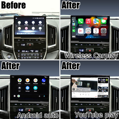 Car Android 13 navigation box for Toyota LC200 GXR Fujitsu unit Carplay waze youtube rear view etc