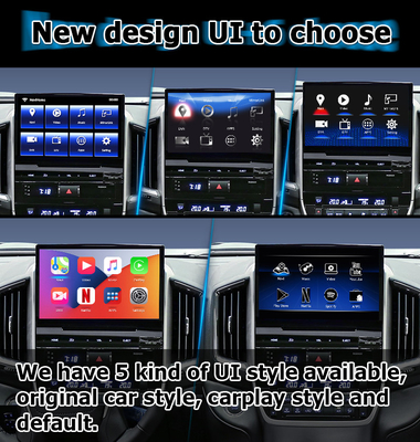 Car Android 13 navigation box for Toyota LC200 GXR Fujitsu unit Carplay waze youtube rear view etc