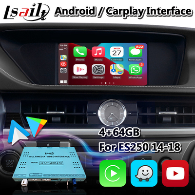 Lsailt Lexus Video Interface for ES200 ES250 ES350 ES 300H With Wireless Carplay