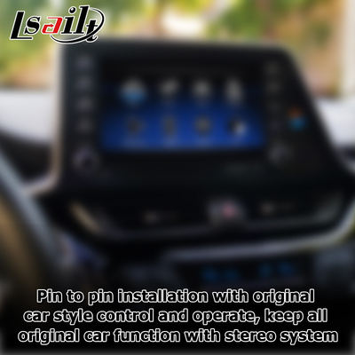 Toyota C-HR CHR Android 13 multimedia interface with wireless android auto carplay