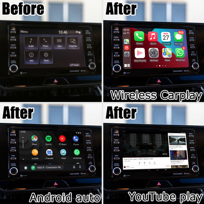Toyota Harrier Venza Android 13 multimedia video interface 2019-present wireless carplay android auto