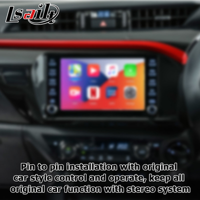 Toyota Hilux Android multimedia interface wireless carplay android auto touch 3