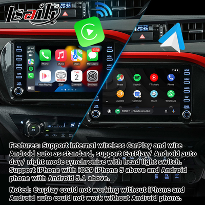 Toyota Hilux Android multimedia interface wireless carplay android auto touch 3