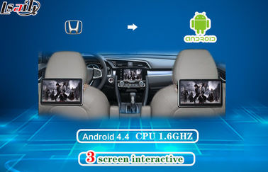 Honda Multimedia Video Interface Android Navigation , Headrest Dispaly , Mobile Phone Mirrorlink