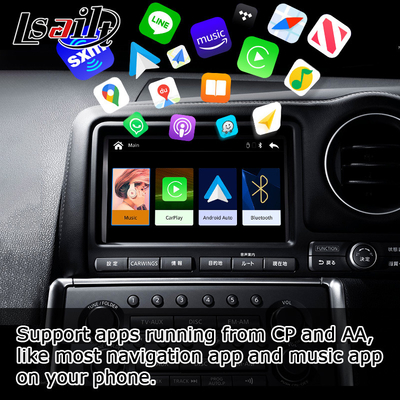 Wireless Android Auto Carplay Interface For Nissan GT-R GTR R35 CBA 08-10 Japan Spec