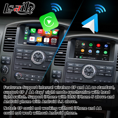 Wireless Carplay Android Auto Interface For Nissan Pathfinder R51 Navara D40 IT08 08IT By Lsailt