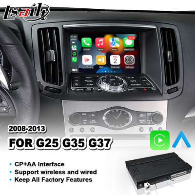 Wireless Android Auto Carplay Interface for Infiniti G25 G35 G37 Skyline 370GT 350GT (V36) 2008-2013 Year