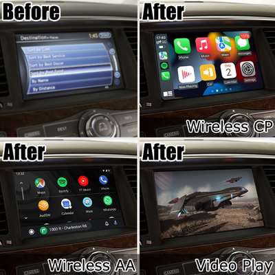 Infiniti QX80 QX56 Z62 wireless carplay android auto multimedia interface IT08