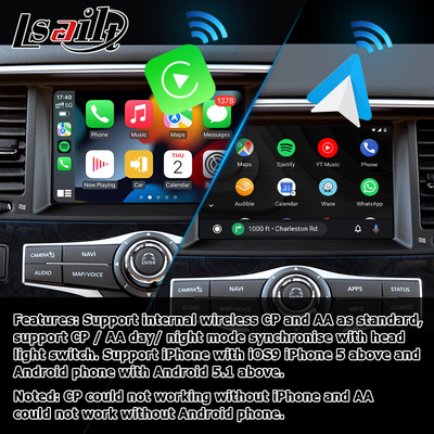 Infiniti QX80 QX56 Z62 wireless carplay android auto multimedia interface IT08