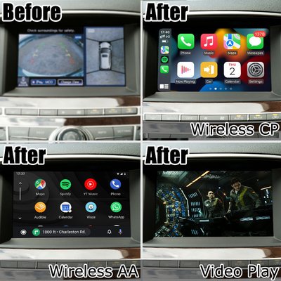 Infiniti JX35 QX60 wireless carplay android auto interface non damage upgrade solution