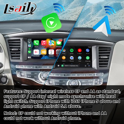 Infiniti JX35 QX60 wireless carplay android auto interface non damage upgrade solution