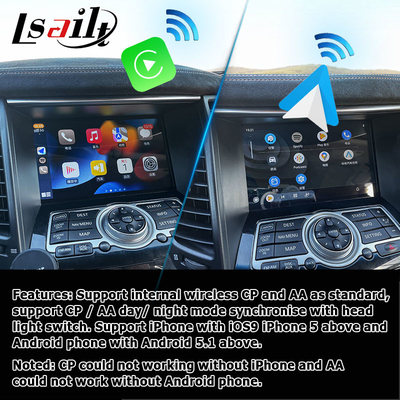 INFINITI QX70 FX35 FX37 HD screen upgrade wireless carplay android auto IT06