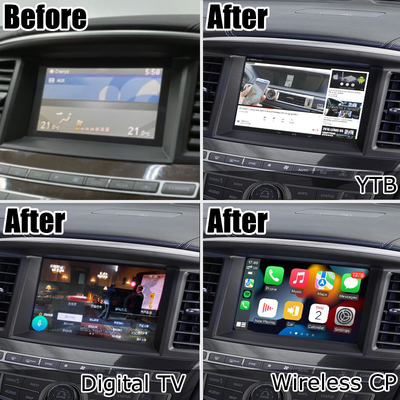 HD multi finger touch screen carplay android auto upgrade for Infiniti QX60 JX35 2013-2016 IT06