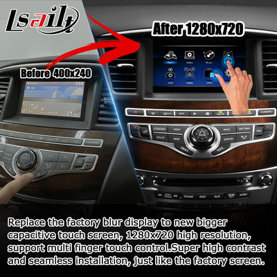 HD multi finger touch screen carplay android auto upgrade for Infiniti QX60 JX35 2013-2016 IT06