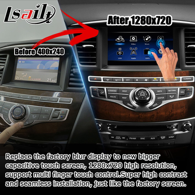 HD multi finger touch screen carplay android auto upgrade for Infiniti QX60 JX35 2013-2016 IT06