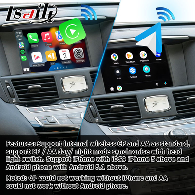 Infiniti Q70 M35 M35h M45 Nissan Fuga Android carplay multi finger touch upgrade