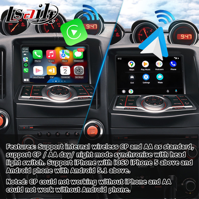 Nissan 370z nondestructive HD screen Youtube wireless carplay android auto upgrade