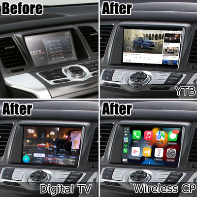 Nissan Murano Z51 Android HD screen upgrade Android auto carplay Youtube waze Netflix play