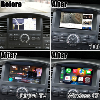 HD multi finger touch screen upgrade for Nissan Pathfinder R51 carplay android auto