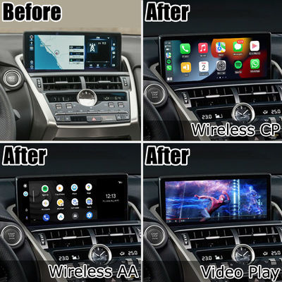 Lexus NX300 NX300h NX200 2018 2021 wireless carplay android auto interface box