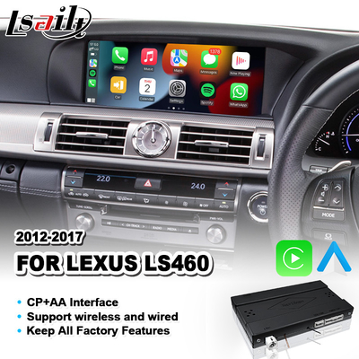 Wireless Android Auto Carplay Interface for Lexus LS 460 600h LS460 F-Sport AWD 2012-2017