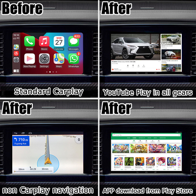 OEM Carplay based Android Interface AI Box For Nissan Patrol Y62 2020