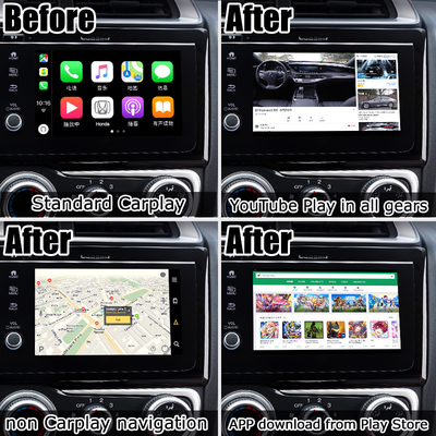 Android Interface AI Box With Original OEM factory Carplay on Honda and other car models