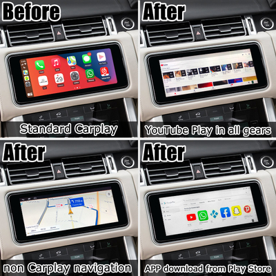 Land Rover Range Rover car android multimedia AI box Youtube waze Netflix play