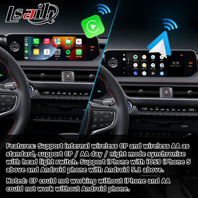 Lexus UX200 UX350h wireless carplay android auto screen mirroring multi media