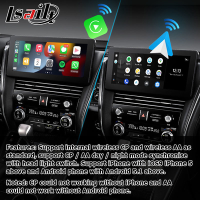 Wireless Android auto carplay for Lexus LM300h LM350 LM screen projection