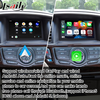 CarPlay Car Multimedia Screen for Nissan Pathfinder, Patrol, Armada Infiniti QX with Android Auto