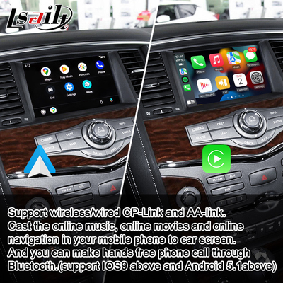 Lsailt Car Multimedia Screen for Patrol Nissan Armada with Wireless CarPlay, YouTube,Upgrade DisPlay